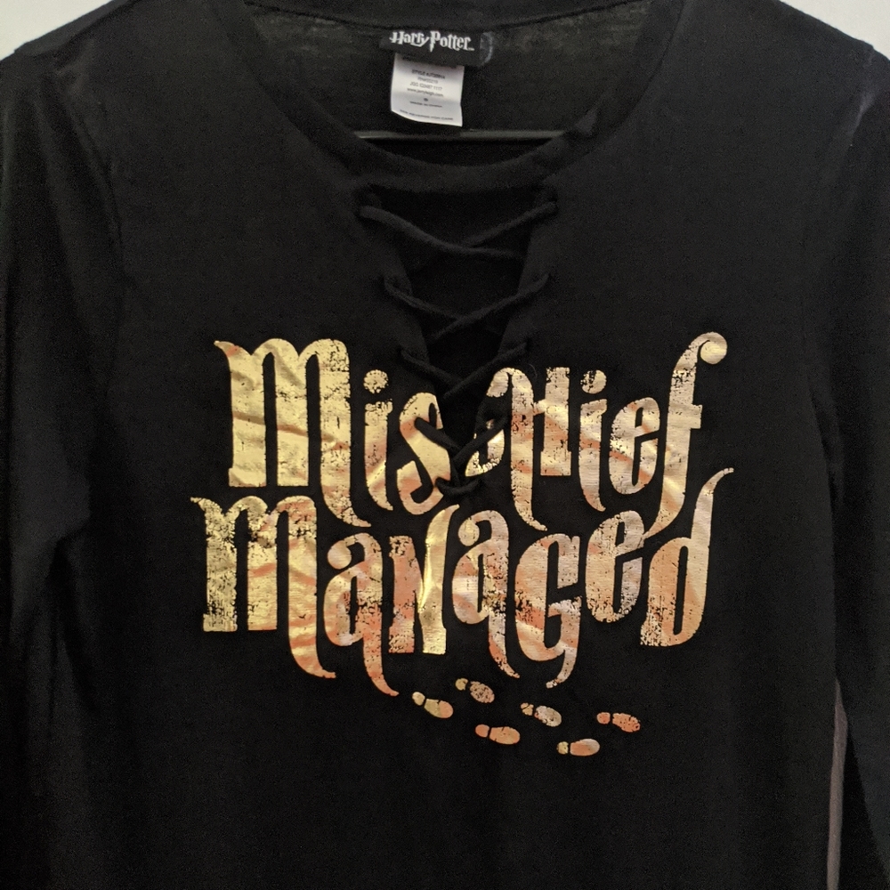 Harry Potter Mischief Managed Long Sleeve Tshirt